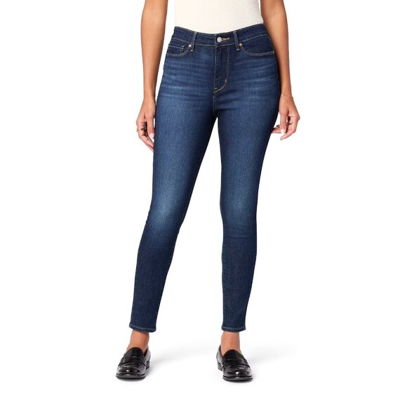 Levi Strauss Signature Women's High Rise Skinny Jeans, Size 4M(27x30), High Rise - Picture 1 of 5